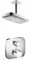 Душевая система скрытого монтажа с термостатом Hansgrohe Ecostat E 15707 +273844 хром 15707 +273844 - фото 106813