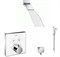 Душевая система скрытого монтажа с термостатом Hansgrohe Select 157384+26442 хром/белый 157384+26442 - фото 106973
