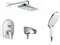 Душевая система скрытого монтажа Hansgrohe Logis  71406+27385 хром 14392 - фото 107147