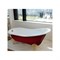 Ванна чугунная Magliezza Gracia Red 170x76 (ножки хром) 14888 - фото 110201
