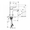 Смеситель для раковины Hansgrohe Metris 31084000 31084000 - фото 115289