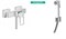 Гигиенический душ с настенным смесителем Hansgrohe Metropol 74560000 хром 17015 - фото 115836