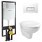 Комплект унитаз с инсталляцией VITRA Normus 9773B003-7200 с крышкой микролифт 17170 - фото 116585