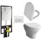 Комплект унитаз с инсталляцией VITRA Zentrum 9012B003-7206 с крышкой микролифт 17172 - фото 116620