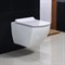 Безободковый подвесной унитаз BELBAGNO CARINA BB514CHR+BB1077SC с ультратонкой крышкой микролифт 20604 - фото 135472