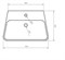 Раковина подвесная BELBAGNO ROMINA B121L на 61 см 20662 - фото 135924