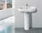 Раковина подвесная с пьедесталом BELBAGNO VELLA BB8295L+BB8295P на 55 см 20685 - фото 136126