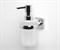 Дозатор для жидкого мыла стеклянный, 150 ml WasserKraft Lippe К-6599 20778 - фото 136720