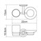 Держатель стакана и мыльницы Wasserkraft Rhein K-6226 20787 - фото 136782