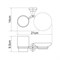Держатель стакана и мыльницы Wasserkraft Aller K-1126C 20790 - фото 136799