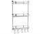 Полка металлическая тройная, прямая WasserKraft К-1433 20927 - фото 137638