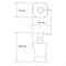 Дозатор для жидкого мыла, 300 mlWasserKraft Amper K-5499 21567 - фото 140583