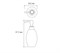 Дозатор для жидкого мыла, 330 ml WasserKraft Ruwer K-6799 21570 - фото 140601