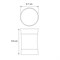 Стакан для зубных щеток Wasserkraft Wern K-7528 21605 - фото 140828