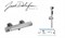 Гигиенический душ с термостатом Jacob Delafon Singulier E1087297258-CP хром 23036 - фото 148833