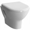 Безободковый подвесной унитаз VITRA Zentrum Rim-Ex 5795B003-0075/801-003-009 с крышкой микролифт белый 23778 - фото 153832