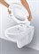 Безободковый подвесной унитаз GROHE Bau Ceramic 39351000 с крышкой микролифт белый 23795 - фото 153900