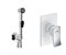 Гигиенический душ скрытого монтажа WasserKRAFT Aller A010656WHITE хром 24055 - фото 155497