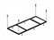 Каркас для акриловой ванны Riho 160х75 2YNVN1013 24921 - фото 159777