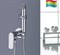 Гигиенический душ скрытого монтажа GAPPO G7248-1 хром 25263 - фото 162177