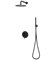 Душевая система скрытого монтажа Omnires Bathroom Mixer SYSY18BL 25454 - фото 163709