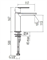 Смеситель для раковины TRES LOFT-TRES 20010301 25705 - фото 164669
