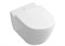Безободковый подвесной унитаз Villeroy & Boch Subway 2.0 5614 R0 01 с крышкой микролифт 27022 - фото 171525