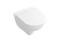 Безободковый подвесной унитаз Villeroy & Boch O'Novo 5688 HR 01 с крышкой микролифт 27036 - фото 171637