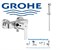 Гигиенический душ GROHE Eurostyle Cosmopolitan 335927513 хром 27634 - фото 174168