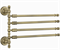 Держатель для полотенец Ganzer GZ 31014D бронза 27856 - фото 175434