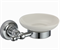 Мыльница стеклянная Ganzer GZ 31020 хром 27858 - фото 175441