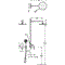 Душевая система скрытого монтажа Tres mono-term 20118003 28105 - фото 176555