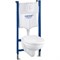 Комплект инсталляция и унитаз подвесной GROHE Rapid SL Solido 39117000 28155 - фото 176939