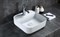 Раковина накладная Gid Simple-N N9044 на 38 см 28636 - фото 179292
