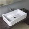 Раковина накладная NS Bath NST-5032G на 50 см белая глянцевая 29661 - фото 186163