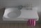 Раковина столешница NS Bath NSS-9048G на 90 см белая глянцевая 29710 - фото 186429