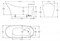 Акриловая ванна Belbagno BB64-1700 30379 - фото 191205