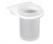 Стакан для зубных щеток стеклянный Wasserkraft Kammel K-8328WHITE 30788 - фото 193941