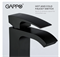 Смеситель для раковины GAPPO JACOB G1007-6 черный матовый 39424 - фото 210564