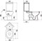 Угловой унитаз с биде Creavit Corner SD310-00CB00E-000 29553 - фото 211712