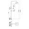 Душевая система с термостатом Orange T02S4-912cr 39696 - фото 212380