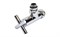 Запорный угловой вентиль крест Luxon ZZ-4704 39733 - фото 212893