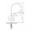 Смеситель для кухни с гибким изливом GAPPO G4398-17 с фильтром  хром 39985 - фото 214777