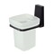 Стакан для зубных щеток стеклянный Wasserkraft Abens K-3228 черный  40095 - фото 215625