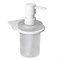 Дозатор для жидкого мыла стеклянный, 170 ml WasserKraft Kammel K-8399WHITE 40126 - фото 215825