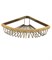 Полка угловая Lemark Jasmine LM6681B 1-ярусная Lemark Jasmine LM6681B бронза 337786 - фото 217334