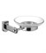 Мыльница стеклянная с настенным держателем Lemark Omega LM3143C хром 338030 - фото 217588