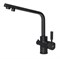 Смесители для кухни с подключением под фильтр KAISER Decor 40144-12 черный мрамор 41311 - фото 218902