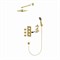 Душевая система скрытого монтажа с термостатом Timo Tetra-Thermo SX-0179/17SM Золото матовое 41315 - фото 218961