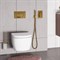 Гигиенический душ скрытого монтажа WasserKRAFT Aisch A55094 золото матовое 41587 - фото 221493